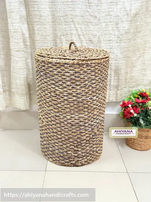 Ahiyana Round Laundry Basket With Lid