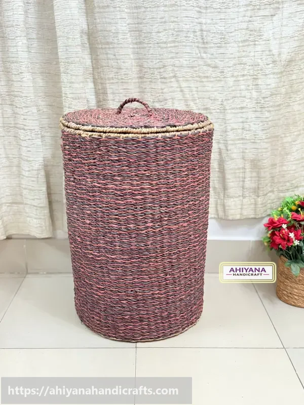 Ahiyana Round Laundry Basket With Lid