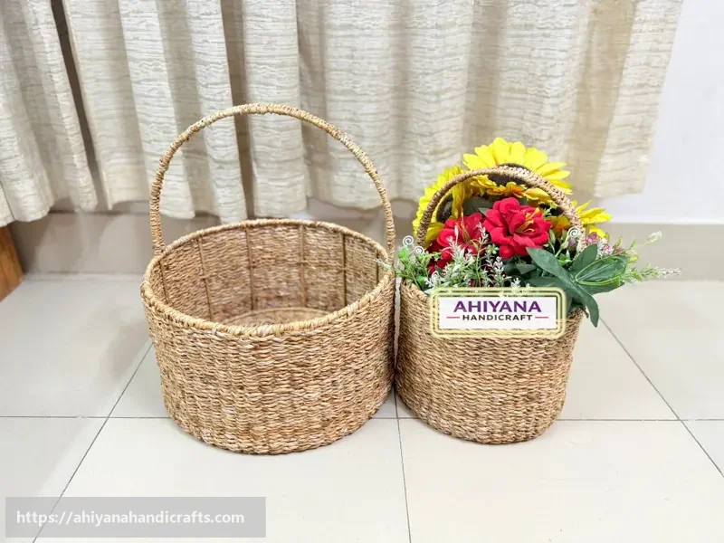 Ahiyana Round Handel Basket